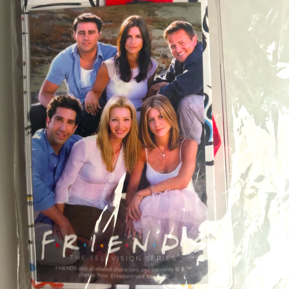 NWT Friends lanyard, ID plastic holder and magnet.